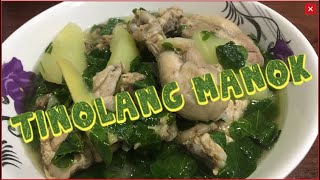 TINOLANG MANOK Recipe  bisaya version  filipino dish [upl. by Ahsieym]