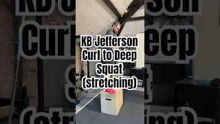 KB Jefferson Curl to Deep Squat Mobilité Stretching [upl. by Eneryt]