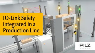 IOLink Safety integrated in a Production Line  Pilz [upl. by Erny]