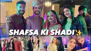 SHAFSA ki shadi  Bohot logon sey mulaqat huyi🙈 Hamzeera Vlogs [upl. by Yesmar229]