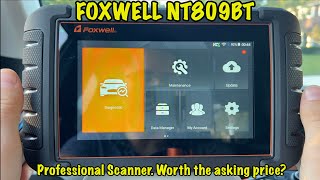 FOXWELL NT809BT  Professional Scanner at Reasonable Price [upl. by Dre]