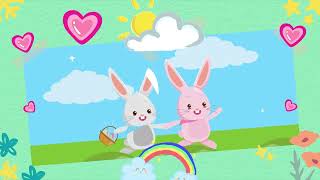 Hoppity Bunny Hop Hop Hop 🐰  Fun Baby Song for Kids  Quizie Bee Songs [upl. by Correy]