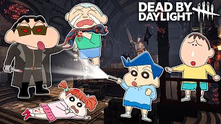 Shinchan became the mastermind killer 😈🔥  Shinchan and friends playing dead by daylight 😂  funny [upl. by Oiluarb]