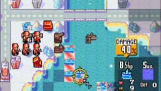 Lets Play Advance Wars  Mission 6A May the Winds of War Bring Stupidity Naval Style [upl. by Sedgewinn958]