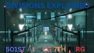 Divisions Explained  The Galactic Coruscant [upl. by Mannie]