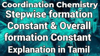 stepwise formation constant and overall formation constant [upl. by Essie]