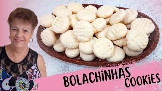 Bolachinhas com 3 ingredientes  Cookies with 3 ingredients [upl. by Rebane]