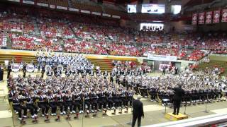 OSUMB Skull Session Navy Hymn and Slow Buckeye Battle Cry 8 31 2013 OSU vs Buffalo [upl. by Okimik]