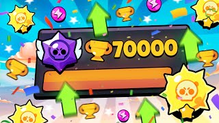 LA MAYOR APERTURA DEL CANAL😍SUBO A LAS 70000 COPAS😱ME PASO BRAWL STARS [upl. by Pietra]