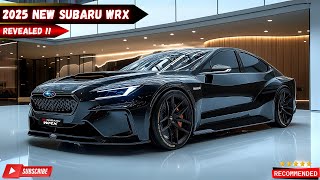 AllNew 2025 Subaru WRX Revealed Performance Design and Tech Breakdown [upl. by Aynekat]