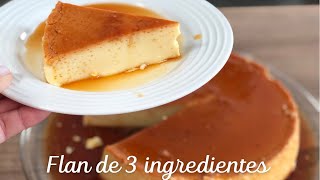 SÓLO 3 INGREDIENTES FLAN NAPOLITANO TRADICIONAL  POSTRE FÁCIL  POSTRES CON IXCHEL [upl. by Atnamas]