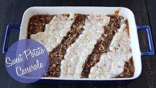 CrowdPleasing Sweet Potato Casserole  Two Different Toppings [upl. by Hamrnand]