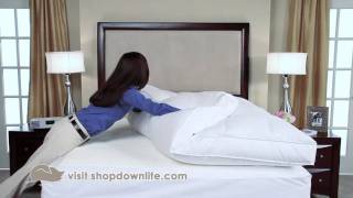 How To Fluff Your Feather Bed  DOWNLITE [upl. by Warring]