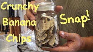 Tips On How to get Crunchy Banana Chips in Dehydrator [upl. by Ahsieni]