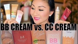 BB CREAM vs CC CREAM What is the difference Demos and Reviews Tarte BB Garnier BB Olay CC [upl. by Ingles]