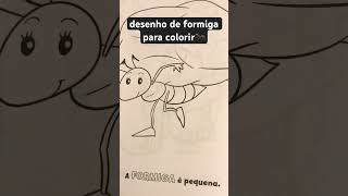 desenho de formiga para colorir🐜 [upl. by Essilevi]