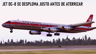 Avión se Desploma Justo Antes de Aterrizar en Toronto  Vuelo Air Canada 621 [upl. by Merc]