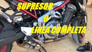 EL MEJOR ESCAPE PARA Z900 CON LINEA O SUPRESOR KAWASAKI Z900 2019 [upl. by Nylesoj974]