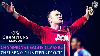 UEFA Champions League Classic  Chelsea 01 Manchester United  QuarterFinal 1st Leg  201011 [upl. by Acsot]