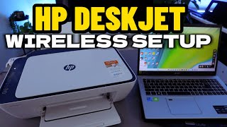 HP DESKJET Wireless Setup A Step by Step Guide [upl. by Ennovehs]