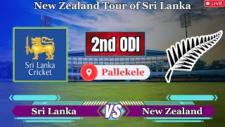 Live  2nd ODI Sri Lanka vs New Zealand  SL vs NZ Live icc cricket shorts srilanka newzealand [upl. by Eicarg]