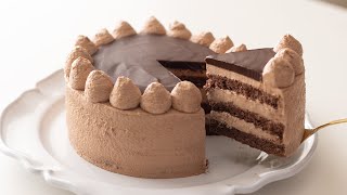 チョコレートケーキの作り方 Chocolate Cake｜HidaMari Cooking [upl. by Adnohsel388]