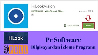 Hilook Kamera DVR NVR Bilgisayar İzleme Programı Kurulumu  HILOOKVISION  Laptop PC İndirme Kurma [upl. by Ilyse]