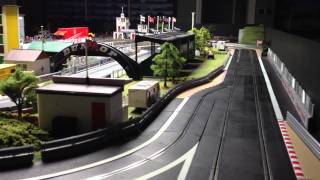 Massive Digital Scalextric Set  Thatchers Raceway  Jadlam Racing Models [upl. by Faruq]