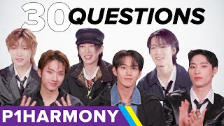 P1Harmony Answers 30 Questions As Quickly As Possible [upl. by Ameh298]