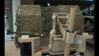 At IDEX 2023 Escribano from Spain unveils its EMOC 120mm Mortar Carrier System [upl. by Alicul]