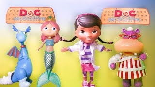 Doc Mcstuffins Melinda Mermaid Playset Toy Review [upl. by Dollar]