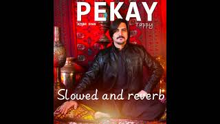 Pekay tappayAzhar KhanPashto songSlowed and reverb [upl. by Ahsocin667]