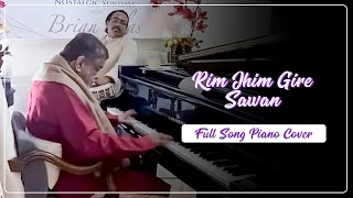 Rimjhim Gire Sawan with Lyrics  Piano Cover  Brian Silas rdburman kishorekumar amitabhbachchan [upl. by Zul537]