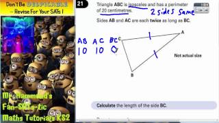 Maths KS2 SATS 2001A Q21 ghammond [upl. by Lhamaj]