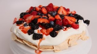 Homemade Pavlova Recipe  Laura Vitale  Laura in the Kitchen Episode 407 [upl. by Karlik]