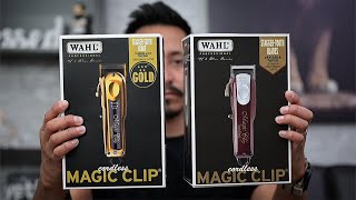 LA MEJOR MAQUINA DE WAHL Magic clip gold vs Magic clip regular 😱 wahl barberia [upl. by Ahearn]