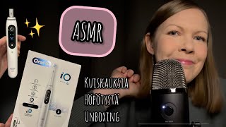 ASMR Suomi  🛍️ Ostoshöpöttelyä  Sähköhammasharjan UNBOXING 🪥😁  Kuiskauksia [upl. by Odinevneib]