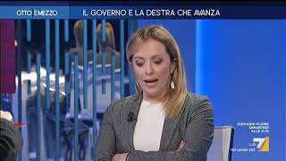 Limite al contante Lilli Gruber a Giorgia Meloni quotQuesto glielo faccio spiegare da Marco [upl. by Devine]