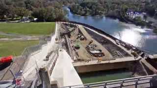 Hume Dam upgrade works timelapse 2014 HD [upl. by Assirak]