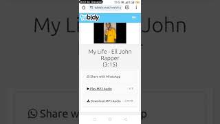 Como Baixar musicas na Tubidy music tubidy EllJOHNRAPPER [upl. by Seuguh496]