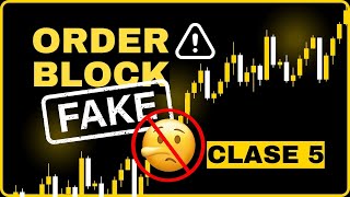 🟡 Clase 5 Smart Money Traps  Order Block Fake Smart money  Lit [upl. by Eltotsira916]