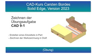 CADKurs für Solid Edge ab Version 2023 – Teil 91 [upl. by Aij]