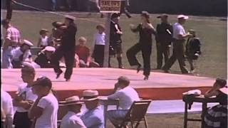 Sailors hornpipe and Fling  Caledonian Games  July 1958  Vancouver archives [upl. by Kamillah984]