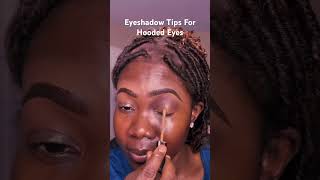 Eyeshadow Tips for hooded eyes hoodedeyemakeup eyeshadowtoturial beginnermakeup shortsviral [upl. by Arnelle]