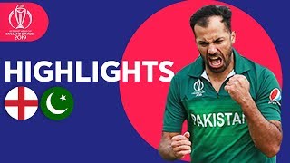 Wahab Stuns Hosts  England vs Pakistan  Match Highlights  ICC Cricket World Cup 2019 [upl. by Giarla575]