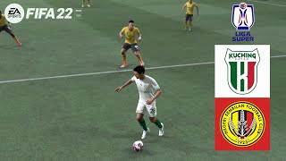 FIFA 22 LIGA SUPER MALAYSIA  Kuching City vs Negeri Sembilan Full Match Malaysia [upl. by Idnahk768]