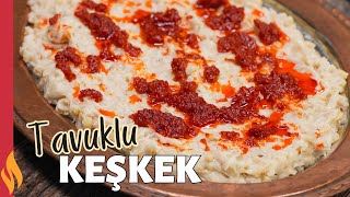 En Pratik Tavuklu Keşkek Tarifi 😋 Elektrikli Akıllı Düdüklü Tencerede 👌🏻 [upl. by Berenice]