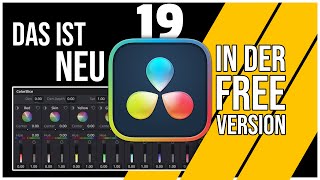 DaVinci Resolve 19 ist Da  Das ist NEU in der kostenlosen Version [upl. by Dnomaj]