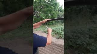 Kasza élezés 1 scythe sharpening mäher schärfen [upl. by Renita]