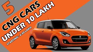 Top 5 Best CNG Cars Under 10 Lakhs In India 2022 [upl. by Whall]